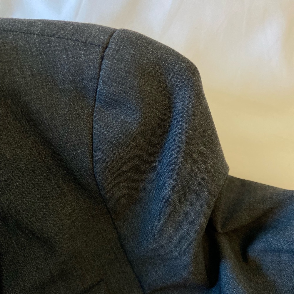 Theory Charcoal One Button Stretch Blazer - image 7